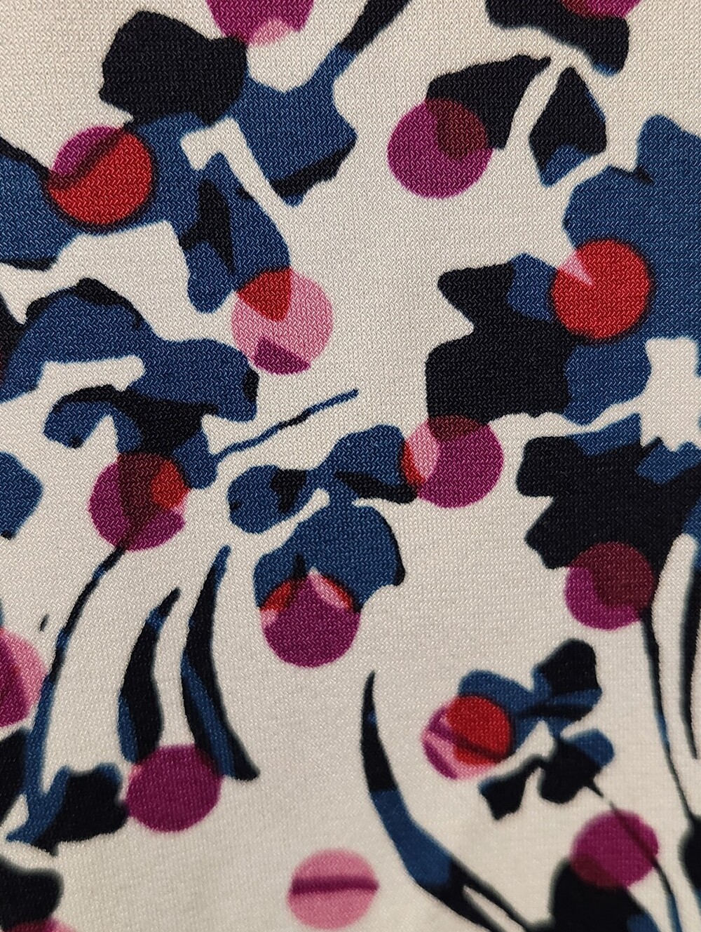 Banana Republic Floral Tie Shoulder Sleeveless Top White Blue Pink Size L - Picture 6 of 10